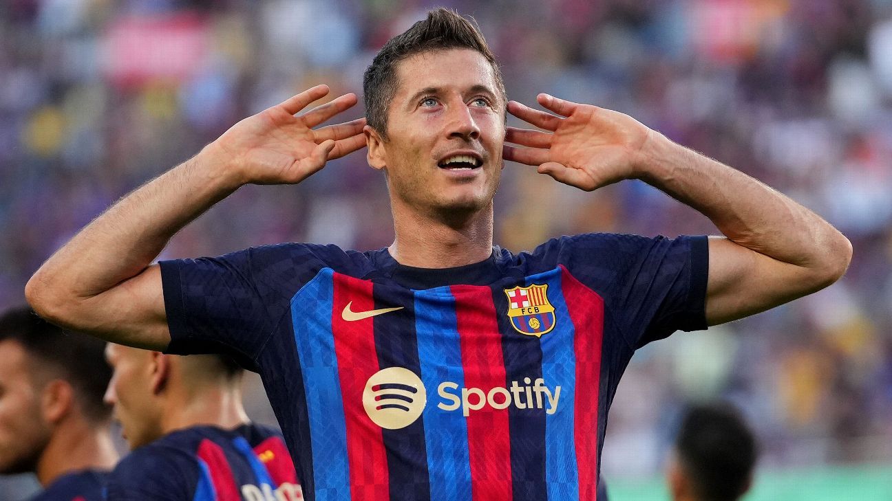 Lewandowski to miss Spanish league game after Barcelona 'exorcise' Champions League failures