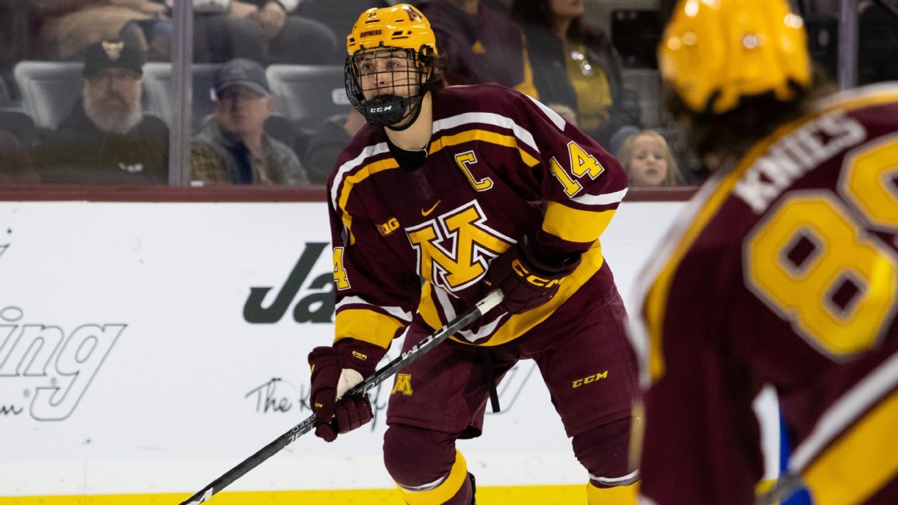 Wild sign Gophers captain, Big Ten DPOY Brock Faber ESPN