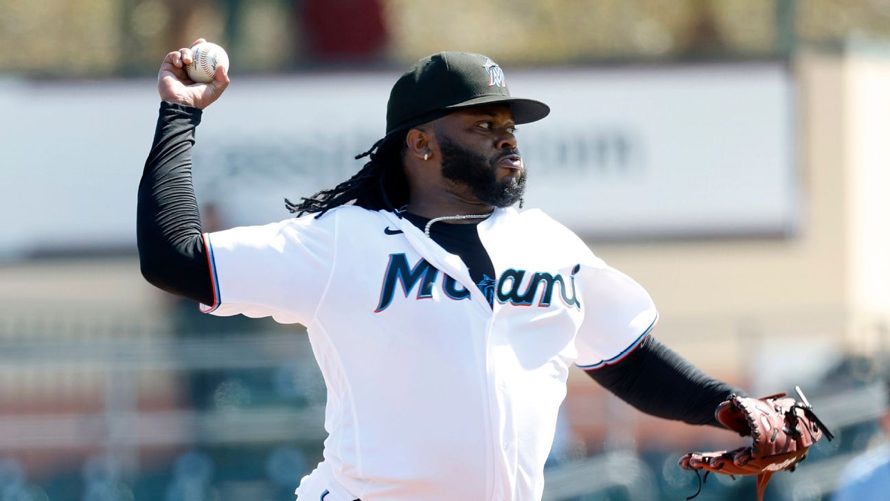 Marlins' Johnny Cueto to pitch in Double-A on rehab assignment - ESPN