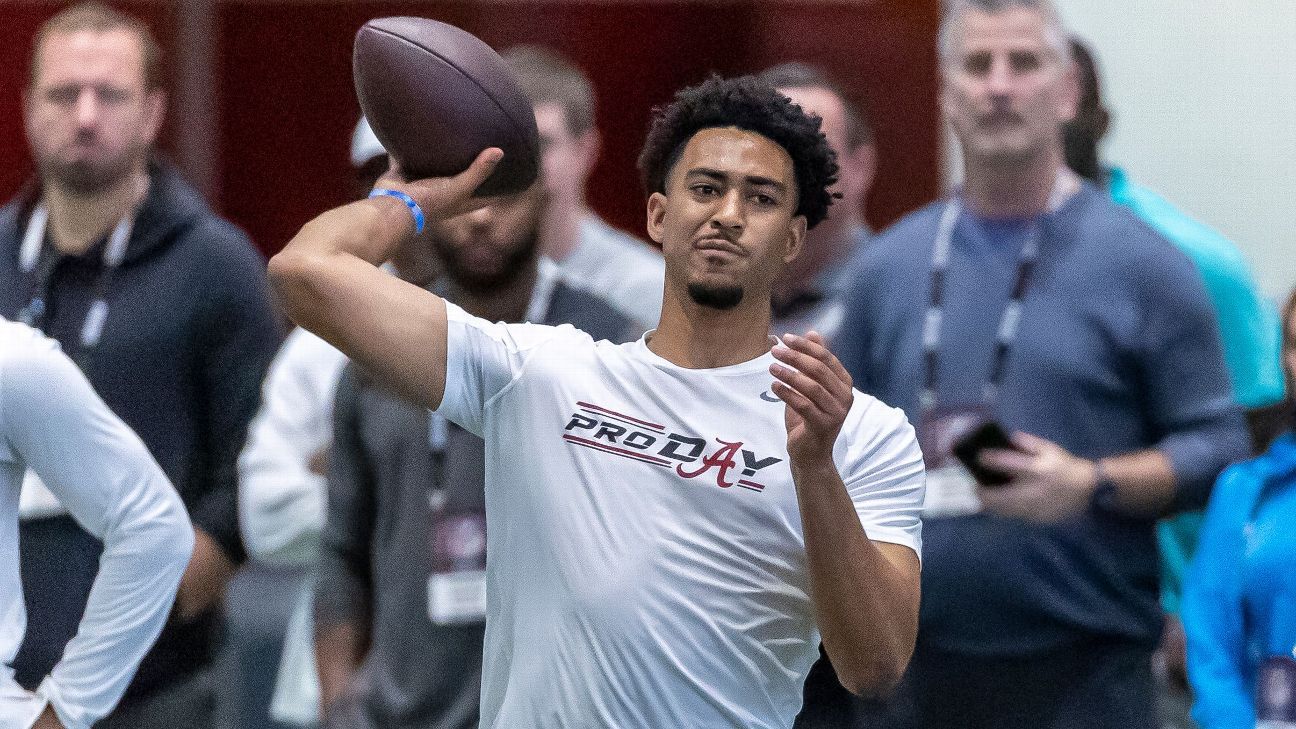 NFL draft QB pro days: Bryce Young, C.J. Stroud, Will Levis takeaways - ESPN