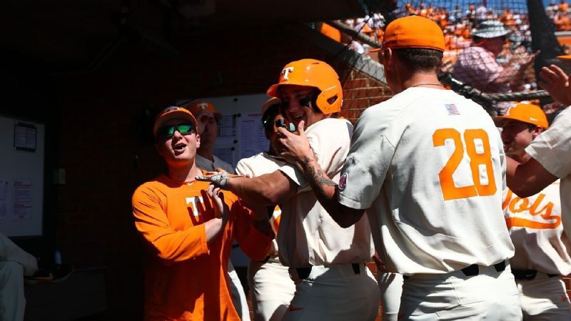 Denton's five RBIs help Vols complete sweep of Aggies