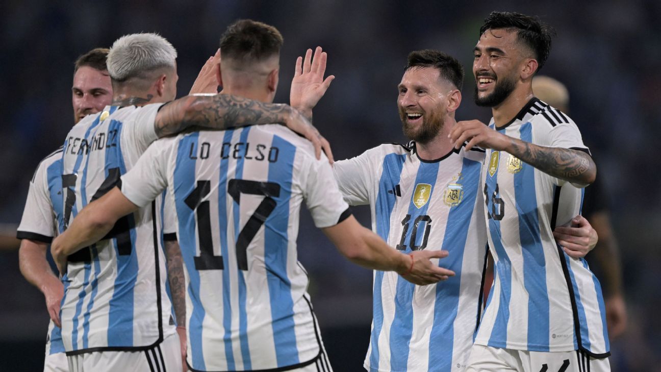 World Cup winner Argentina move top of FIFA rankings