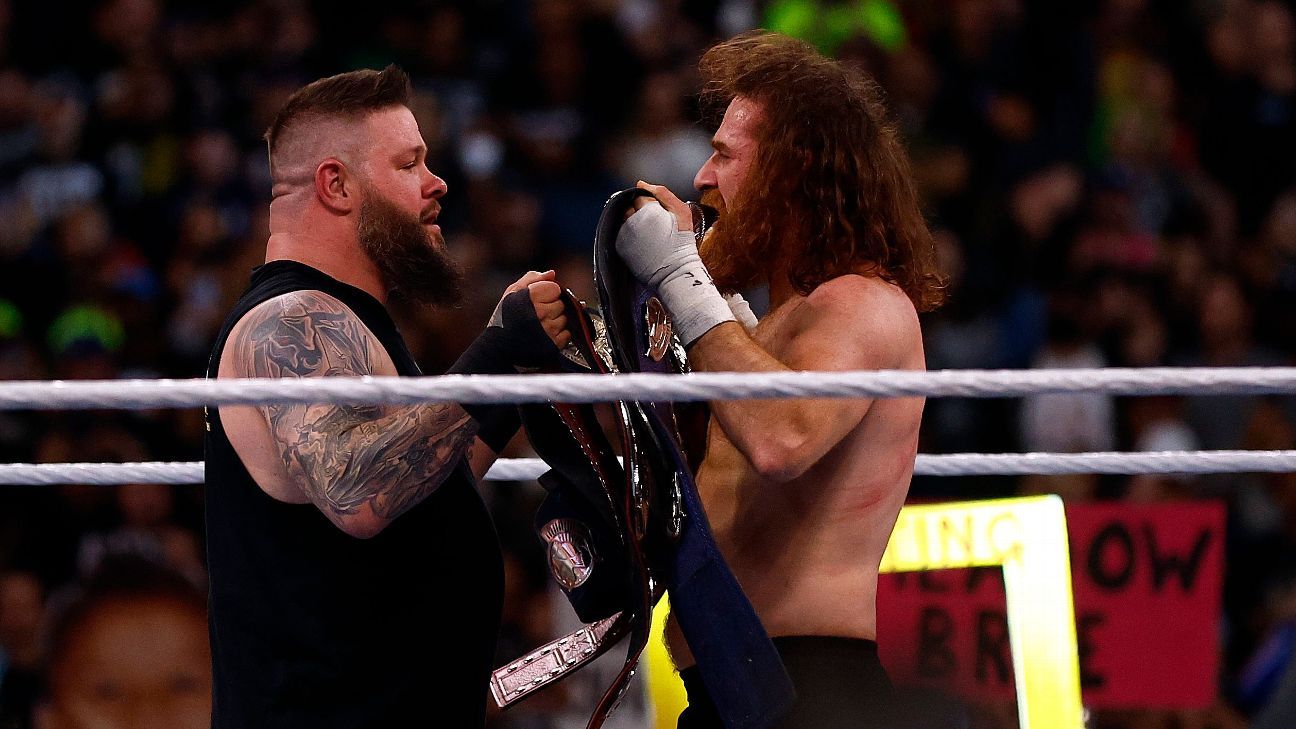 WrestleMania 39: Sami Zayn and Kevin Owens win undisputed tag team