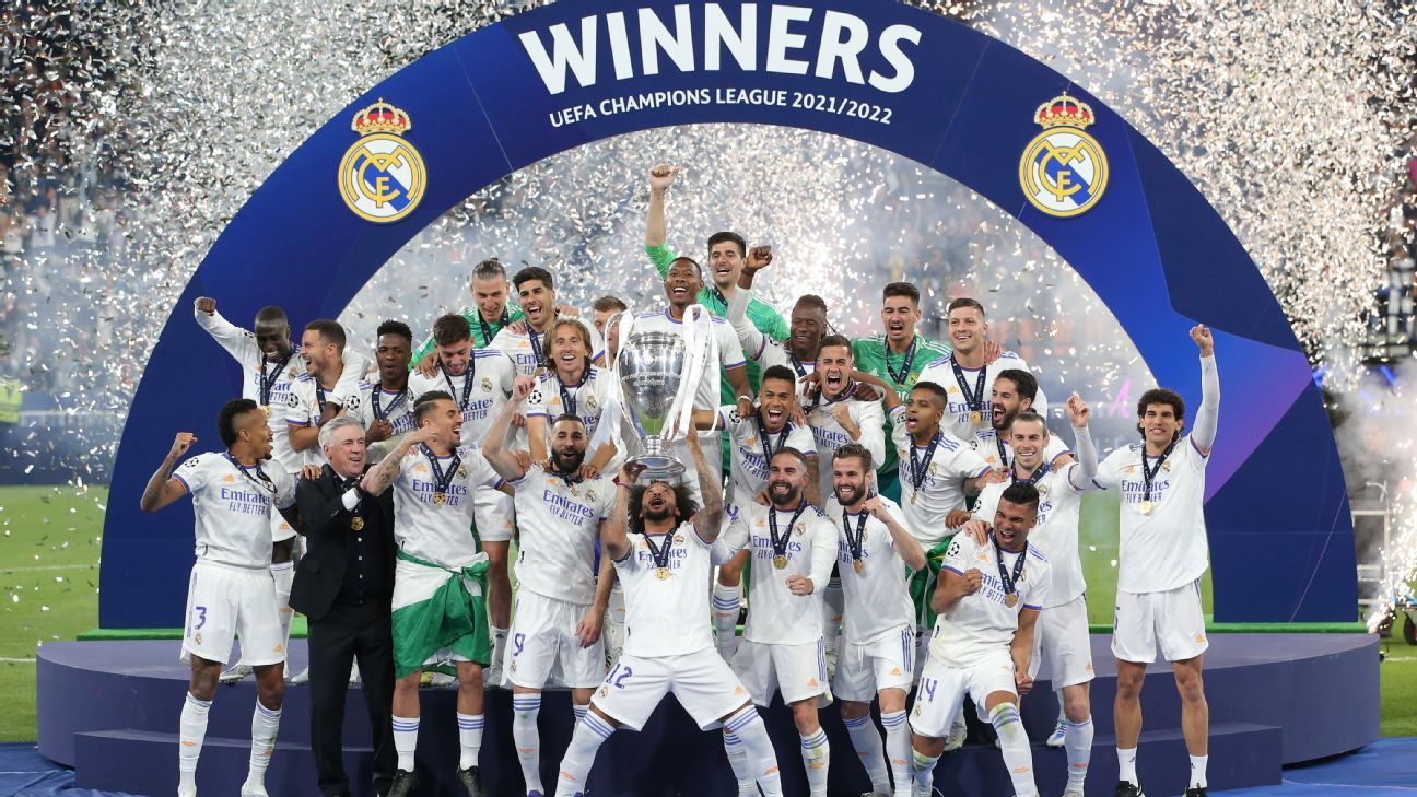 Real Madrid Campeão da UEFA Champions League 2021-22