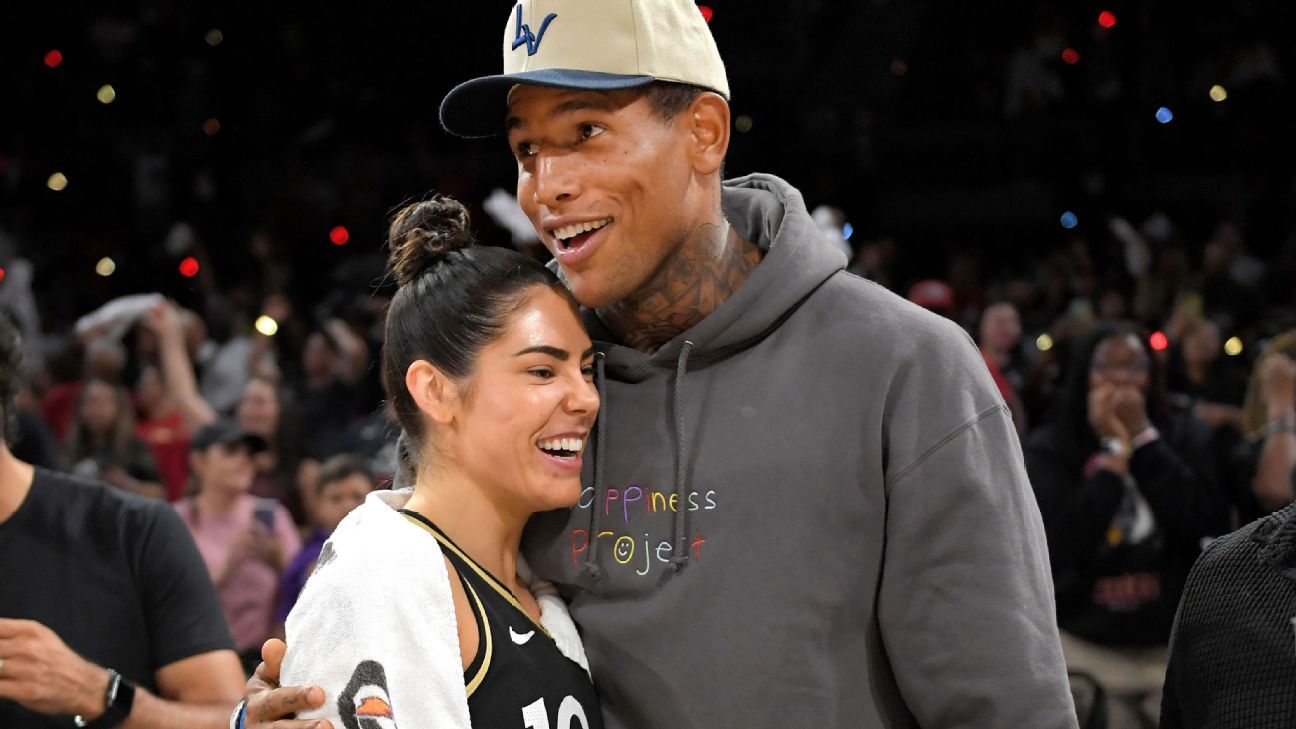 Kelsey Plum, estrela da WNBA, Darren Waller do Giants pede divórcio