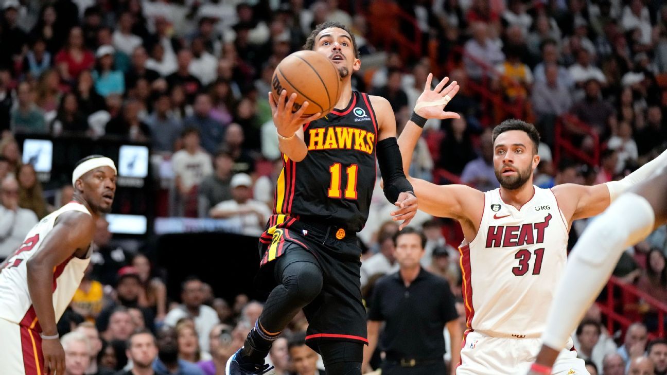 Los Hawks lideran al Heat en los playoffs de la NBA, ocupando el séptimo sembrado en el Este