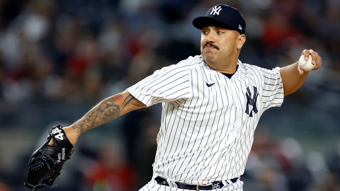 Yankees place LHP Nestor Cortes on IL with bum shoulder