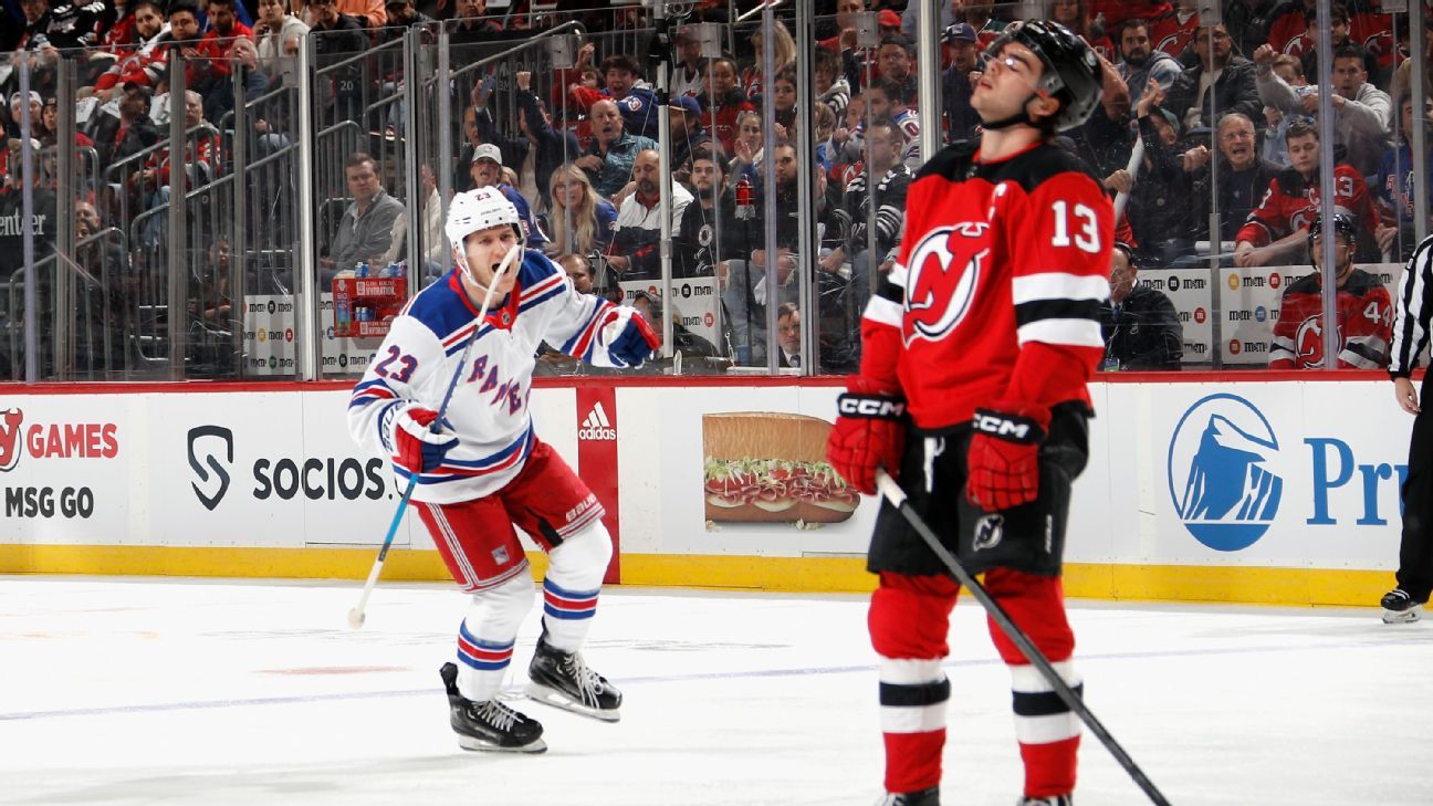 Devils look rattled (and inexperienced) in Game 1 loss to Rangers