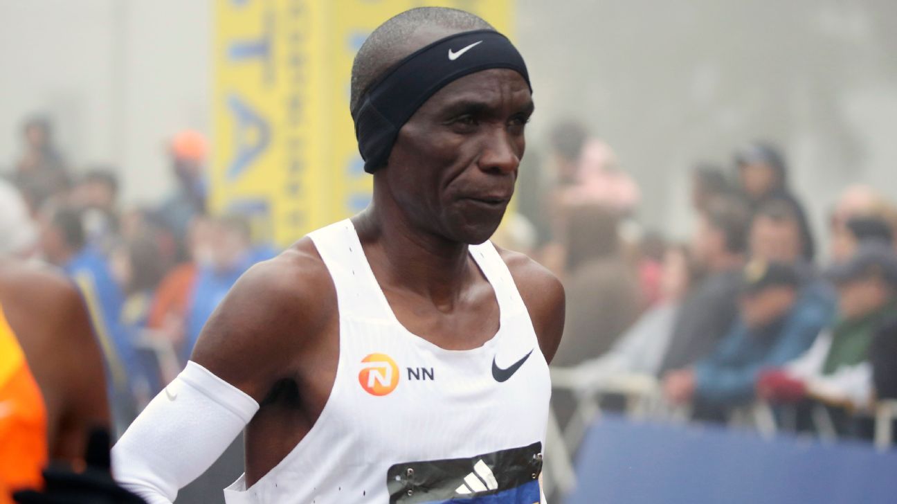 Kenyans sweep Boston Marathon but Eliud Kipchoge misses out on