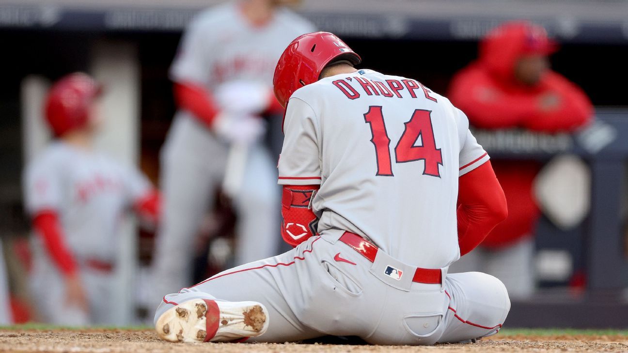 MLB Pipeline on X: For the first time since injuring his left shoulder on  April 20, Logan O'Hoppe was able to put on his gear and catch today. If the  top #Angels