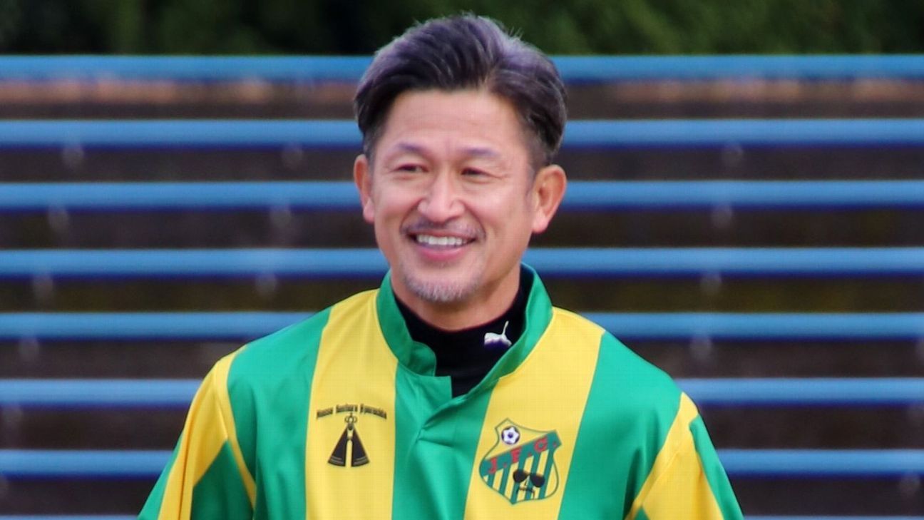 King Kazu going at 55; the world's oldest pro soccer players - ESPN