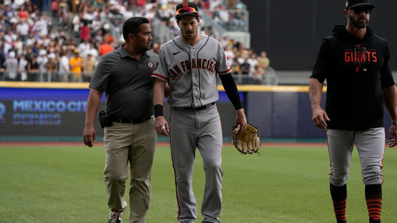 Giants injuries notes: Yastrzemski scratched, González back flare