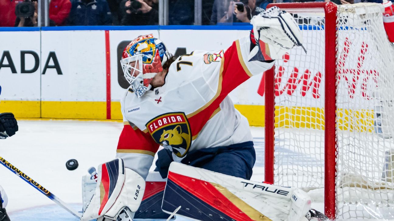 Bobrovsky propels Panthers to G2 win over Leafs