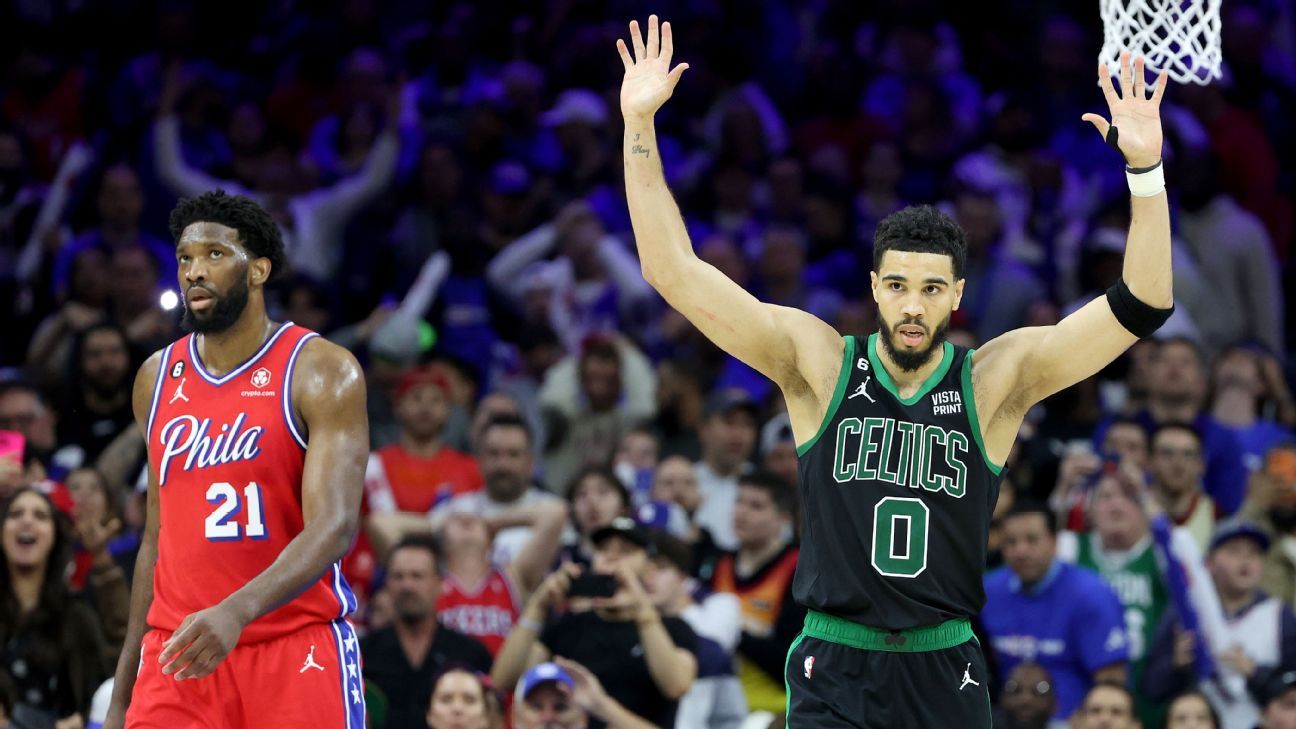 Boston Celtics arrasam 76ers na 'estreia' de Embiid como MVP da