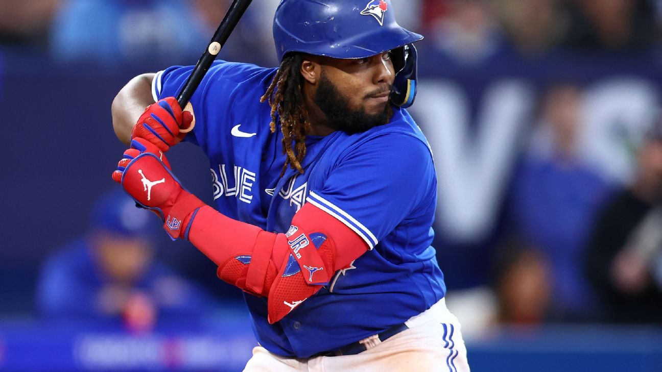 Blue Jays slugger Vladimir Guerrero Jr. hits his first home run of the  season 