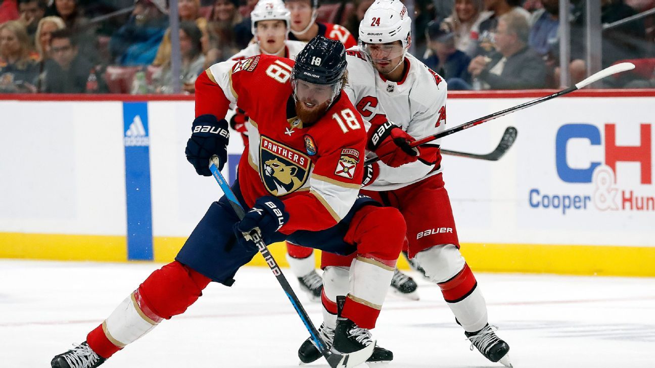 Florida Panthers v. Carolina Hurricanes ECF Schedule Released