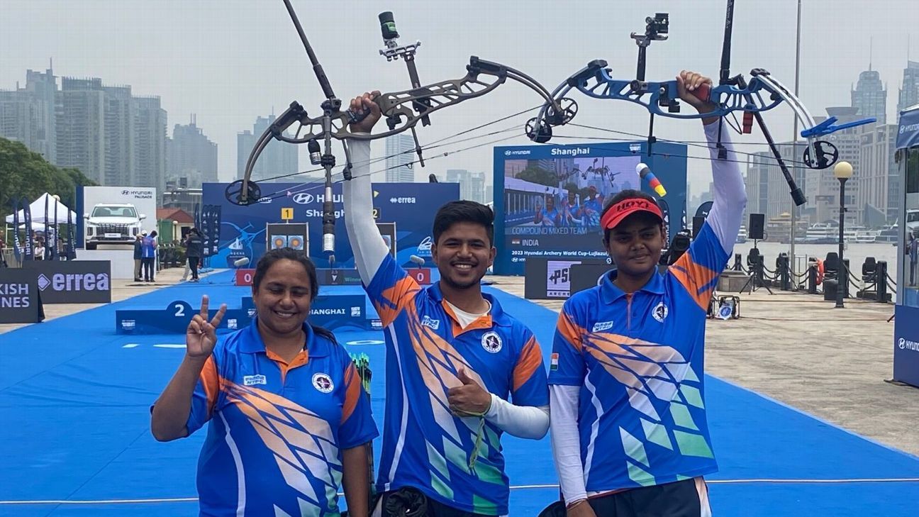 Archery World Cup Jyothi Vennam Ojas Deotale, Prathamesh Jawkar win