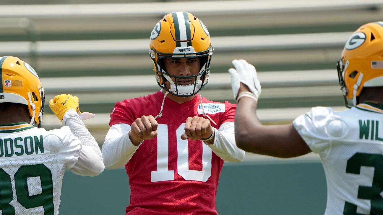 Jordan Love's first OTAs show 'it's still early' for Packers new QB1