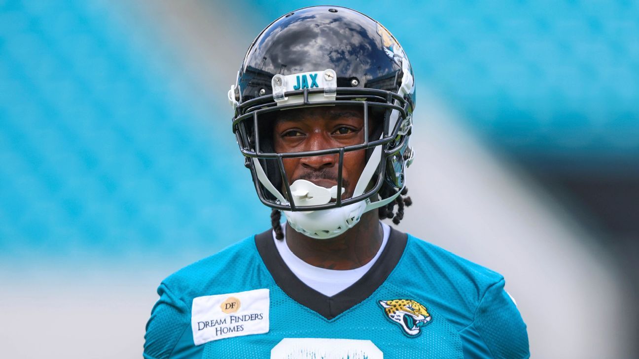 Jacksonville Jaguars wide receiver Tim Jones during warmups before