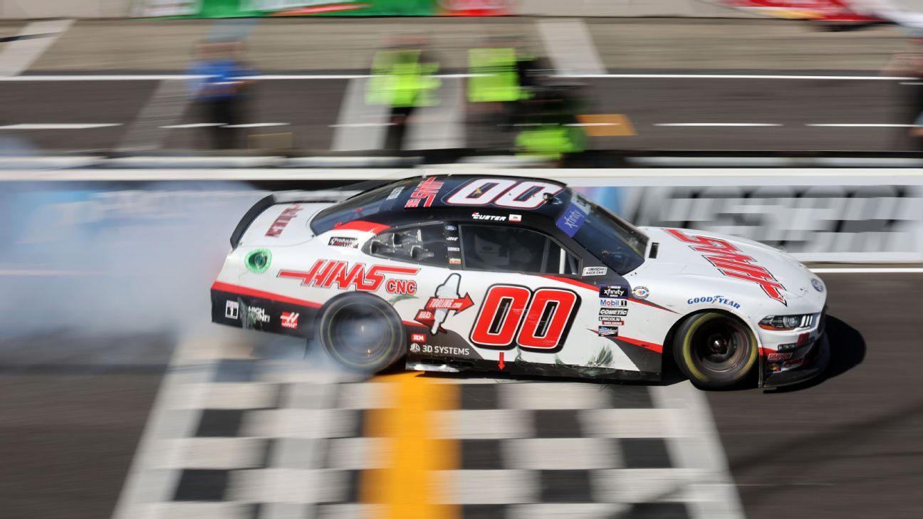 Custer gets 1st Xfinity win of season in Portland