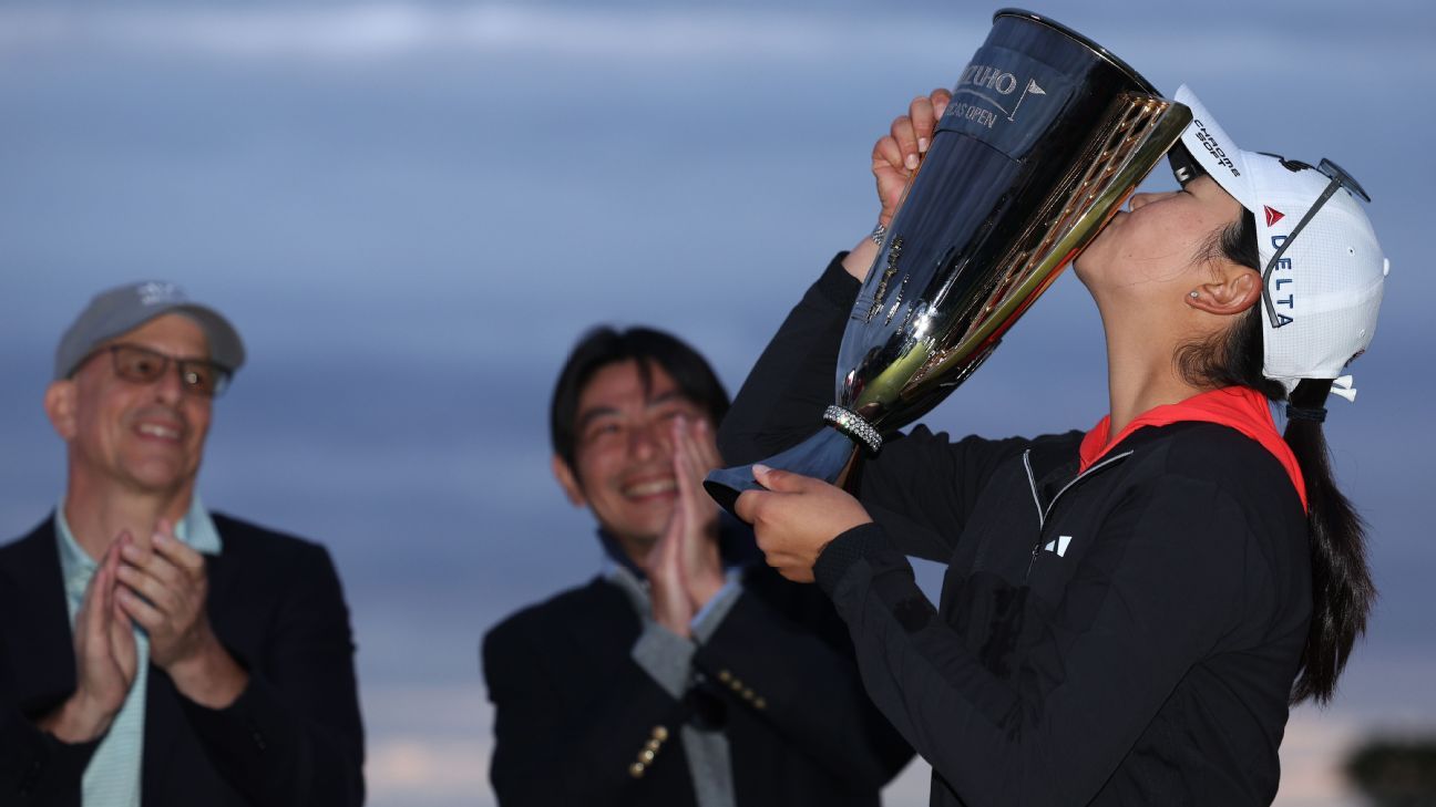 A campeã da NCAA, Rose Zhang, venceu o Mizuho Americas Open da LPGA em sua estreia profissional