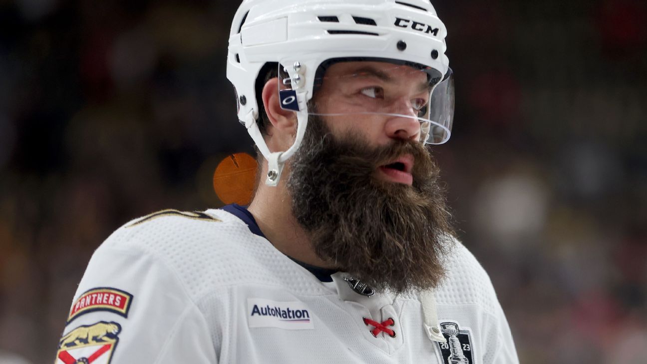 Florida Panthers' Radko Gudas leaves Stanley Cup Game 2 injured - Daily  Faceoff