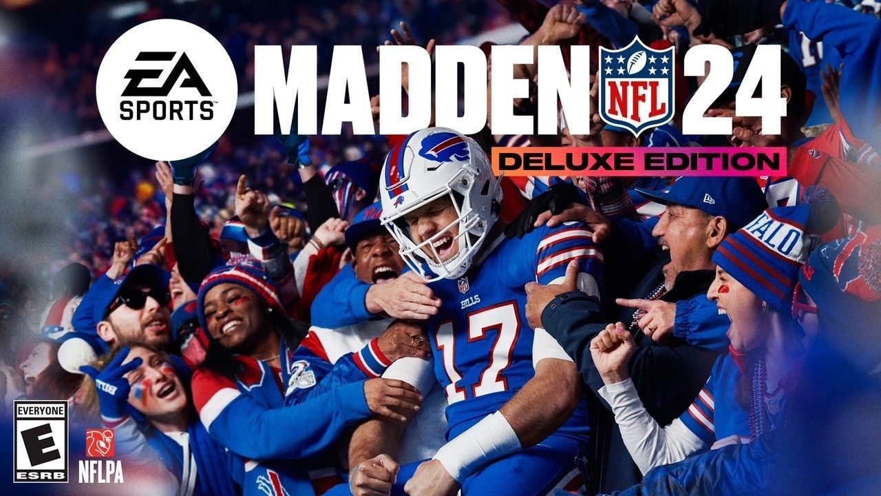 Josh Allen reaction to being the Madden 24 cover athlete