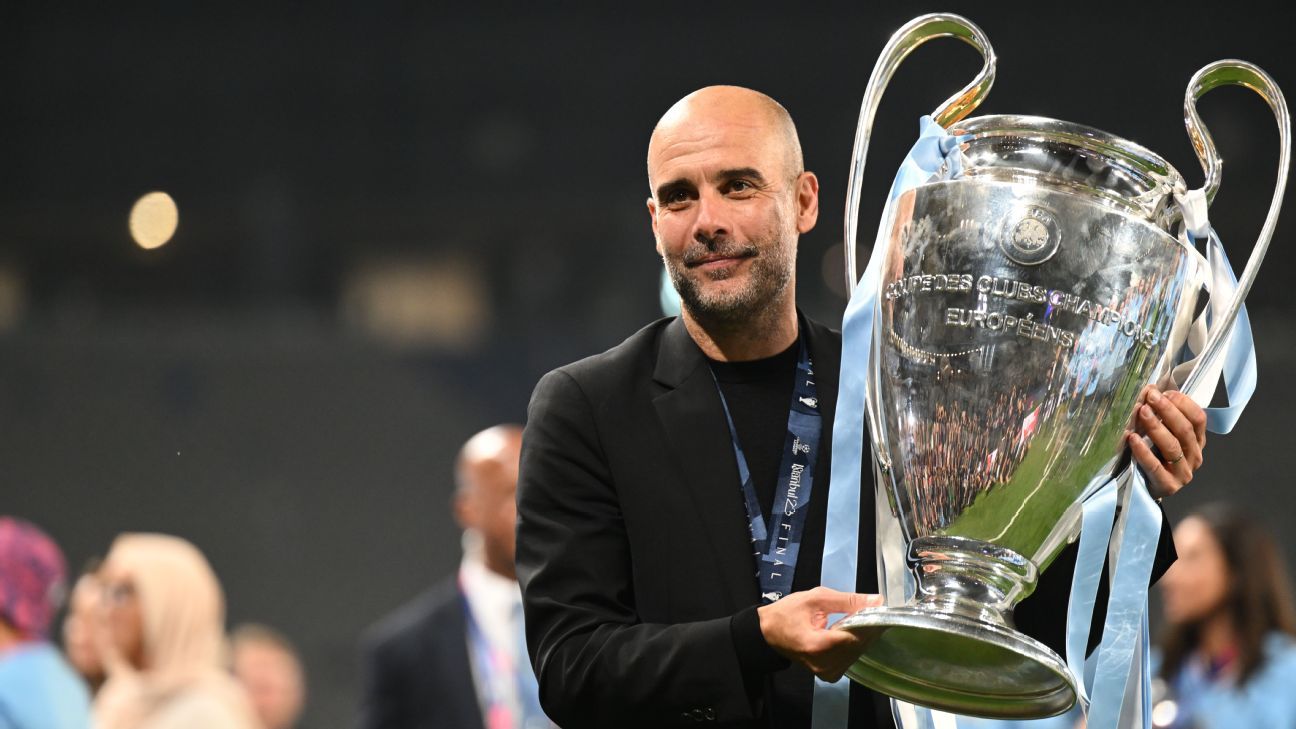 Pep Guardiola wins third Champions League as a manager - Futbol on