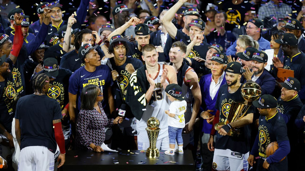 NBA Denver Nuggets campeón primera vez historia ESPN