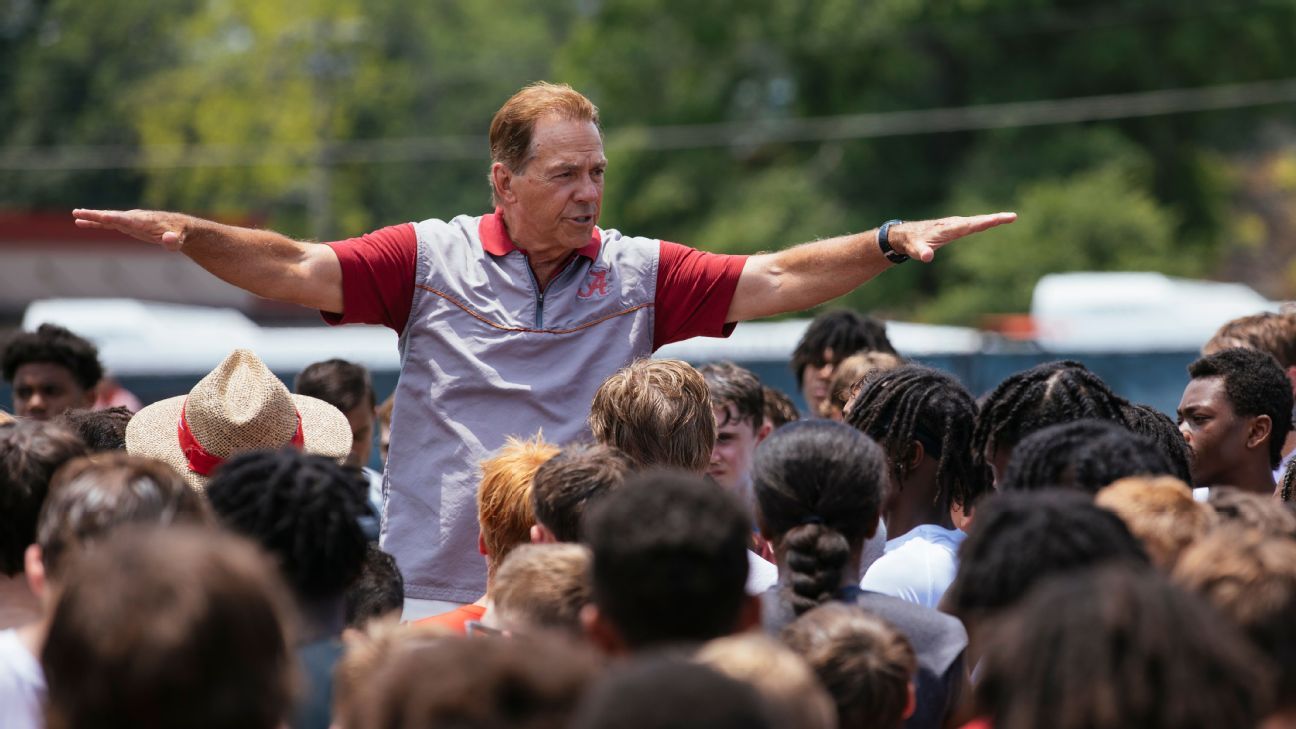 'It sure ain't babysitting': An inside look at Nick Saban's youth camp
