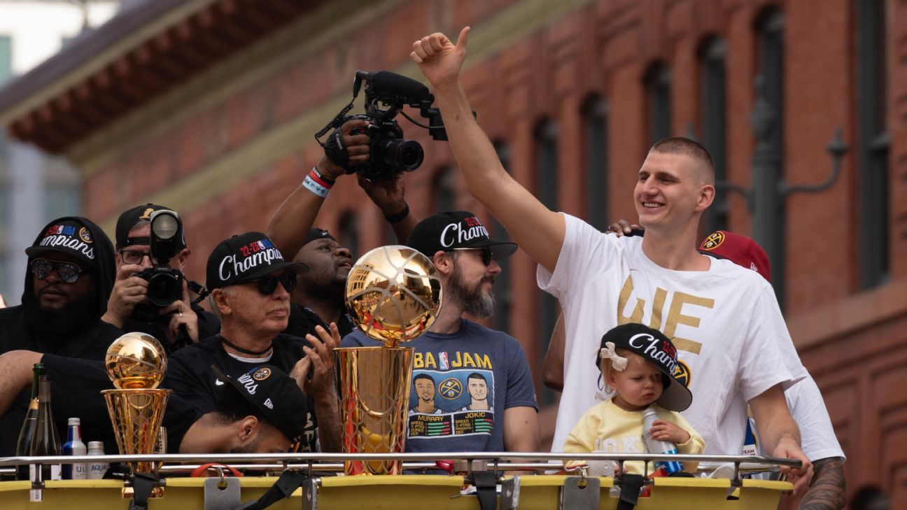 Nuggets celebrate first NBA title with parade through Denver - ESPN