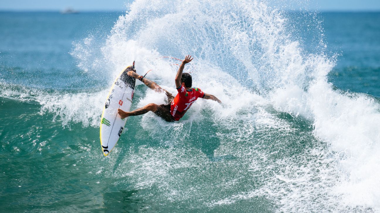 Qual foi o resultado do surf hoje?