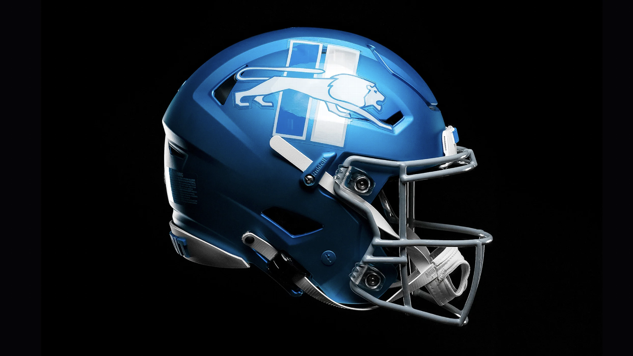 Detroit Lions unveil classic alternate helmets for 2023 NFL season