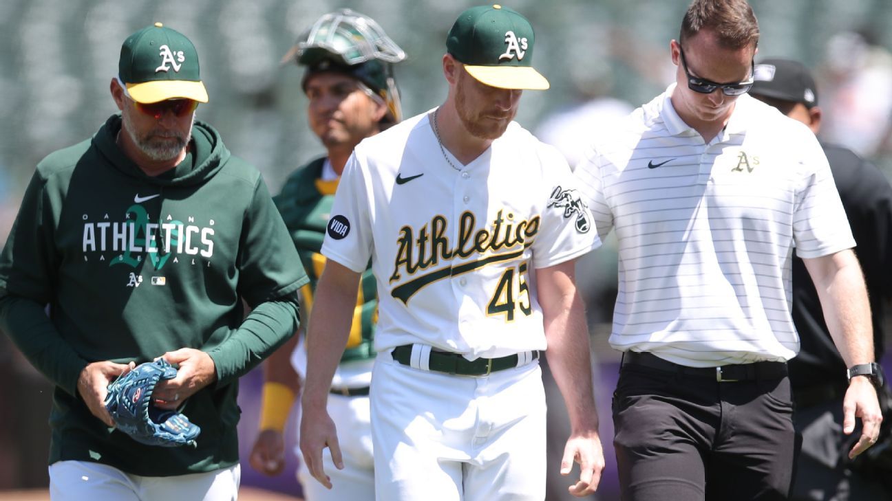 Athletics activate Lovelady off 15-day injured list