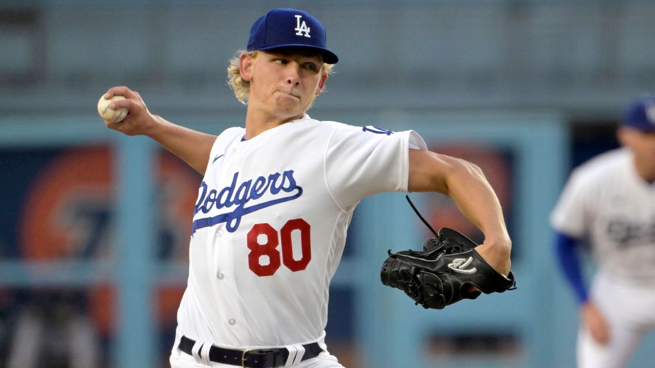 Dodgers pitcher Sheehan undergoes UCL surgery