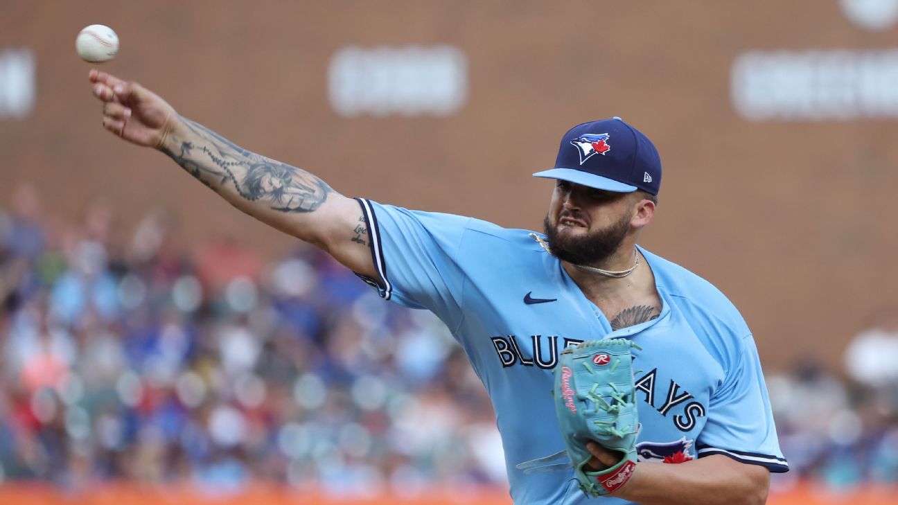 Blue Jays demote pitcher Alek Manoah to minors as rough 2023 continues