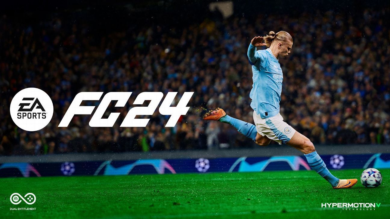Manchester Citys Haaland vil være med på det første coveret til EA Sports FC
