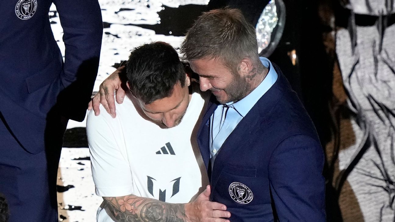 David Beckham, con ESPN, entre el orgullo por llevar a Messi al Inter Miami y la MLS, y las dudas sobre el debut - ESPN