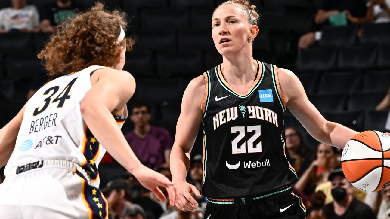 With 44 points, Liberty author WNBA's highestscoring period ESPN