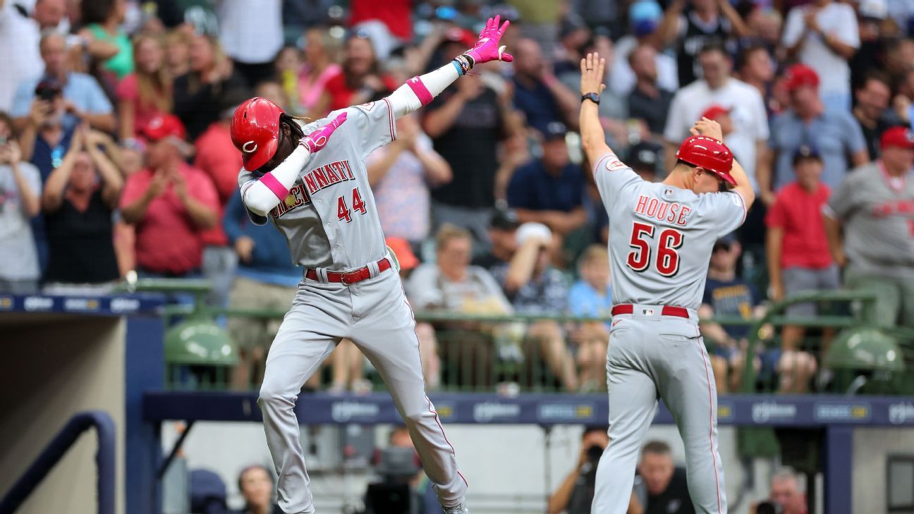 Eugenio Suárez homers, surging Reds beat Brewers 6-3