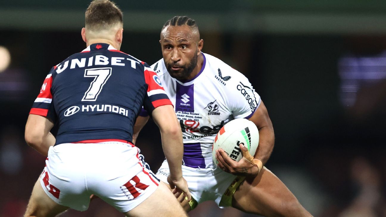 NRL Finals 2023: Melbourne Storm players training in Penrith