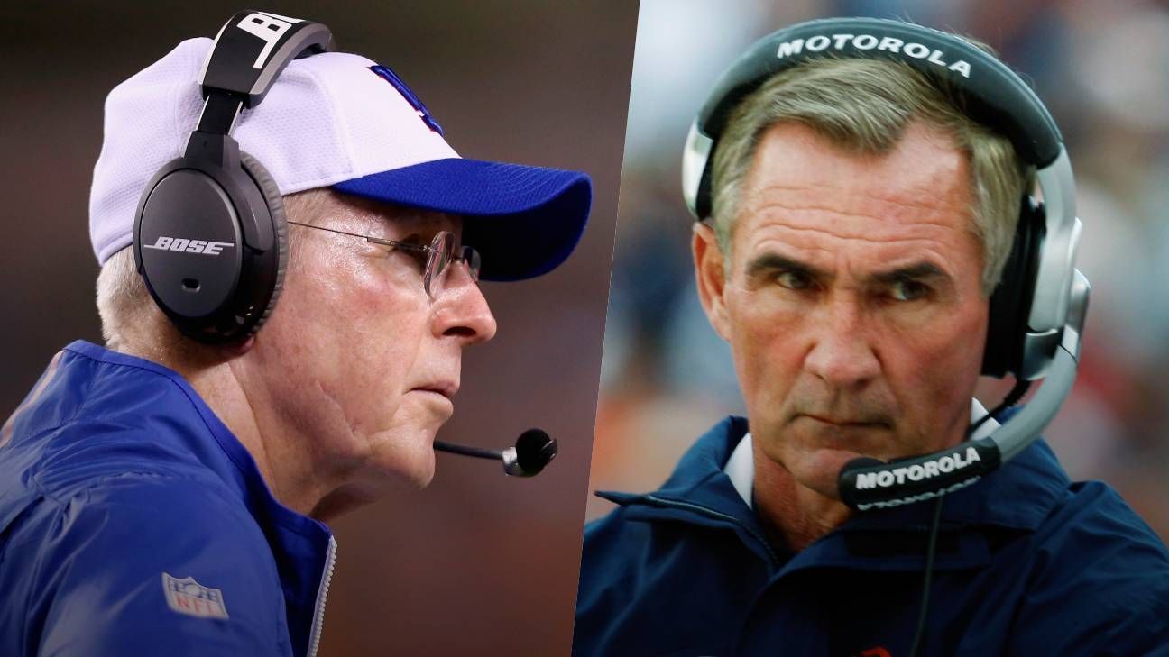 Tom Coughlin y Mike Shanahan, finalistas al Salón de la Fama ESPN