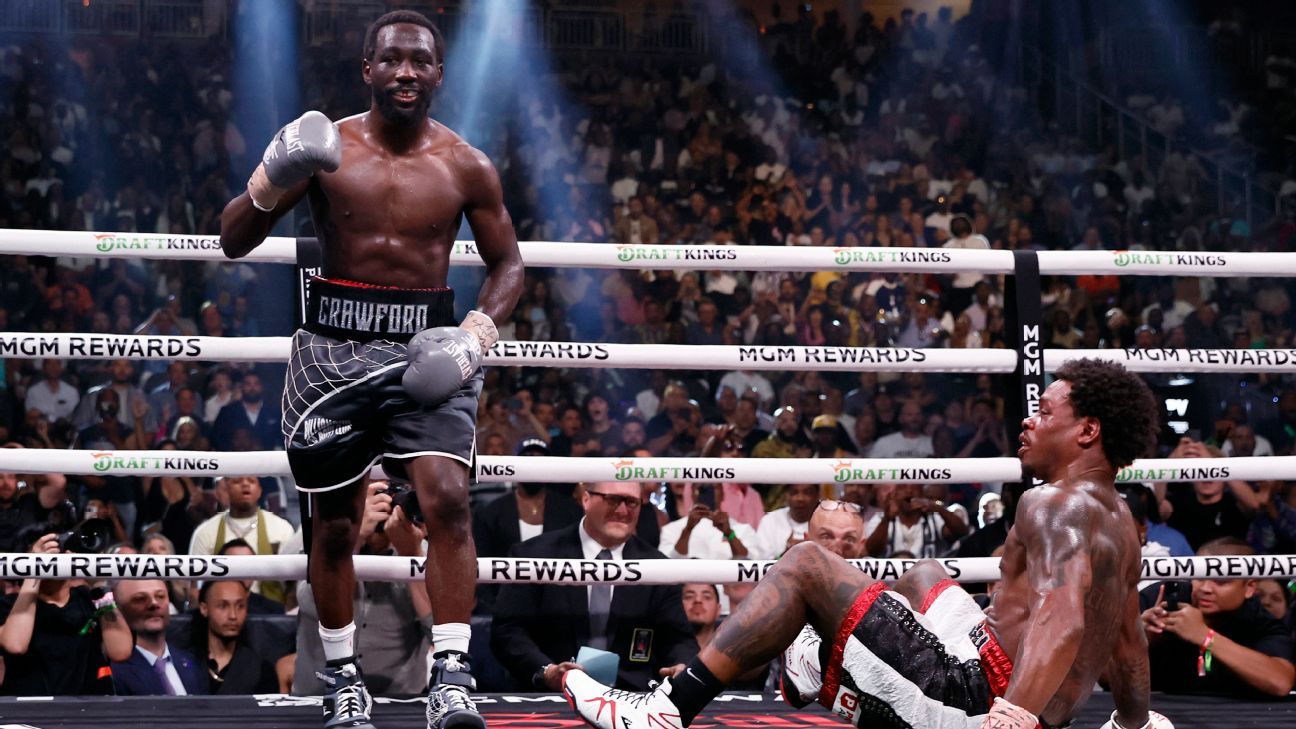 Terence Crawford stands alone at welterweight -- and possibly the entire  sport - ESPN