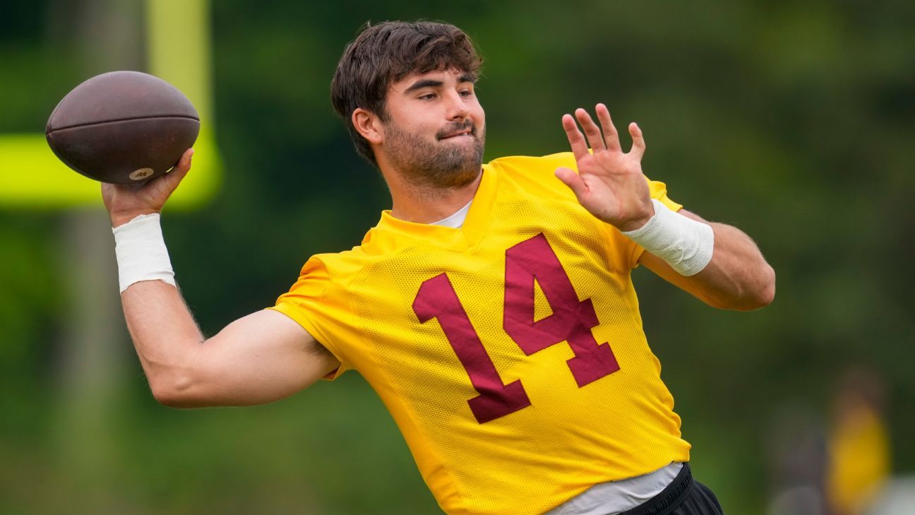 Checking in on Sam Howell's progress at Commanders camp