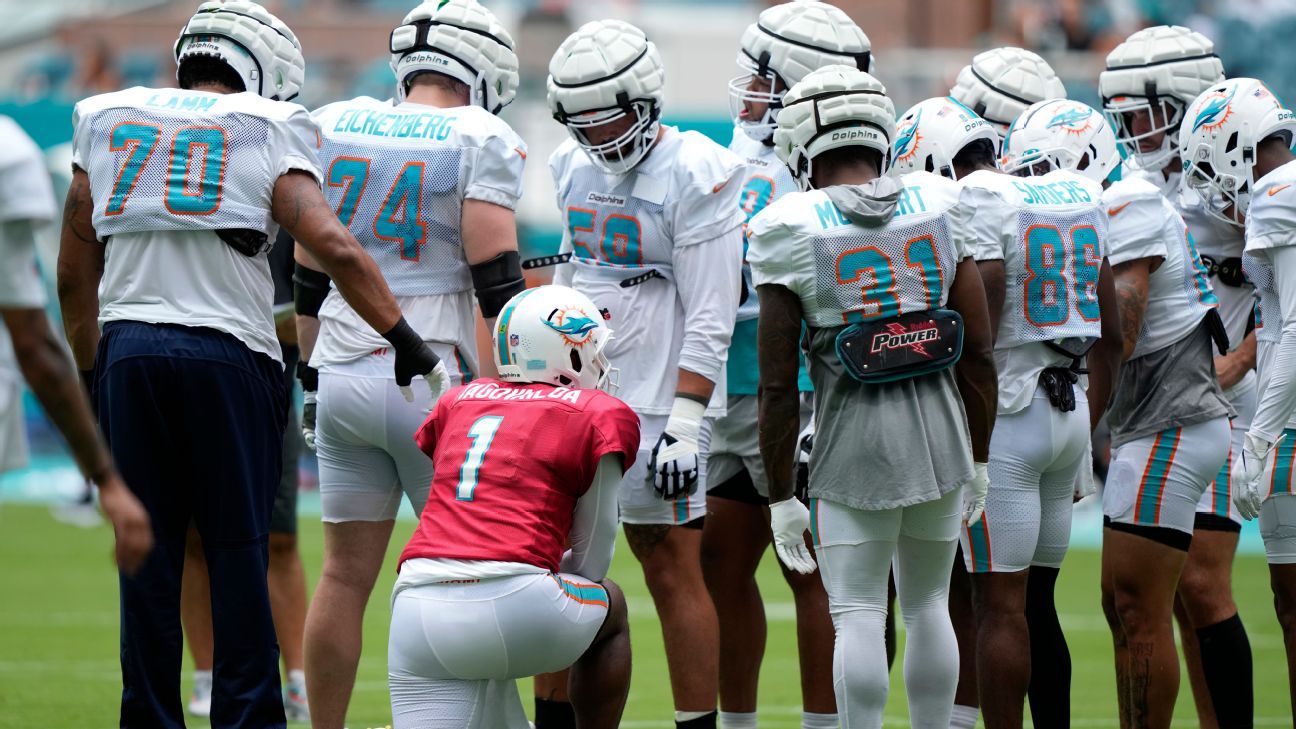 Tua Tagovailoa's leadership key in Miami Dolphins' offensive