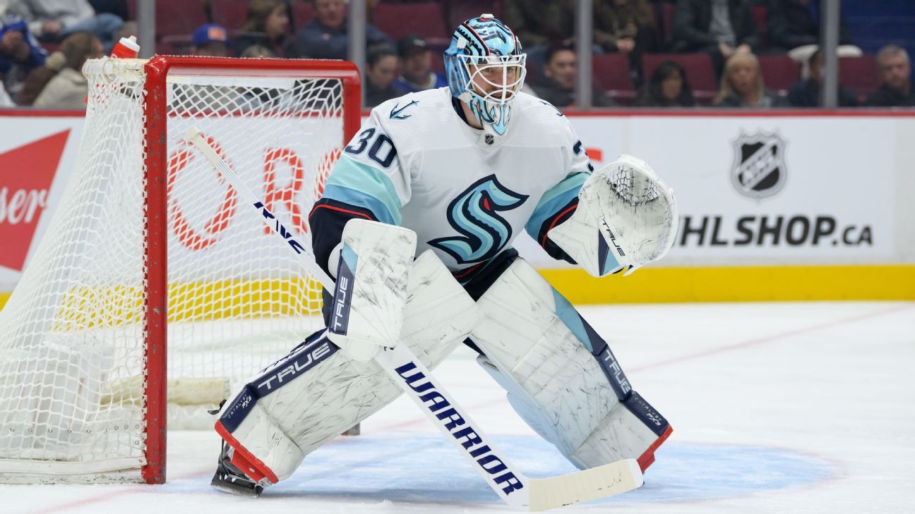 Backup Martin Jones gets start in net for Kraken's home opener