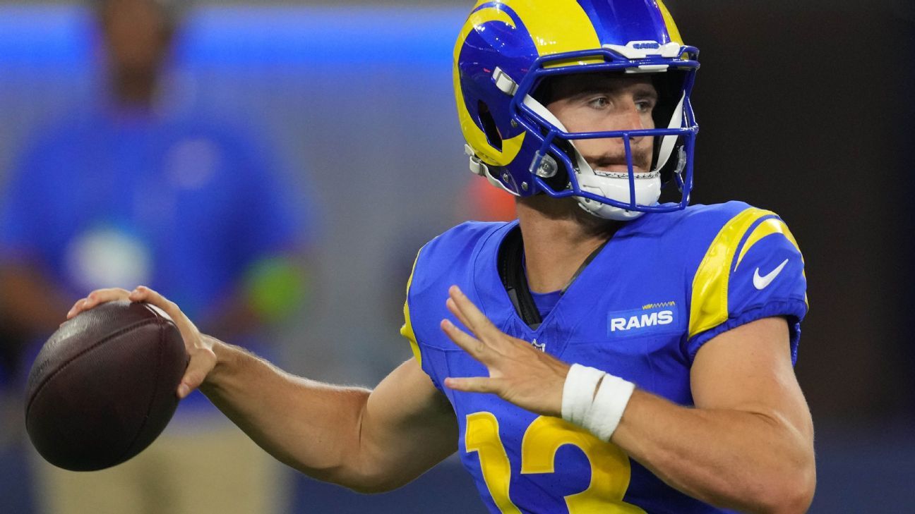 Rams-Raiders Winners & Losers: QB Stetson Bennett falls flat in game two -  Turf Show Times