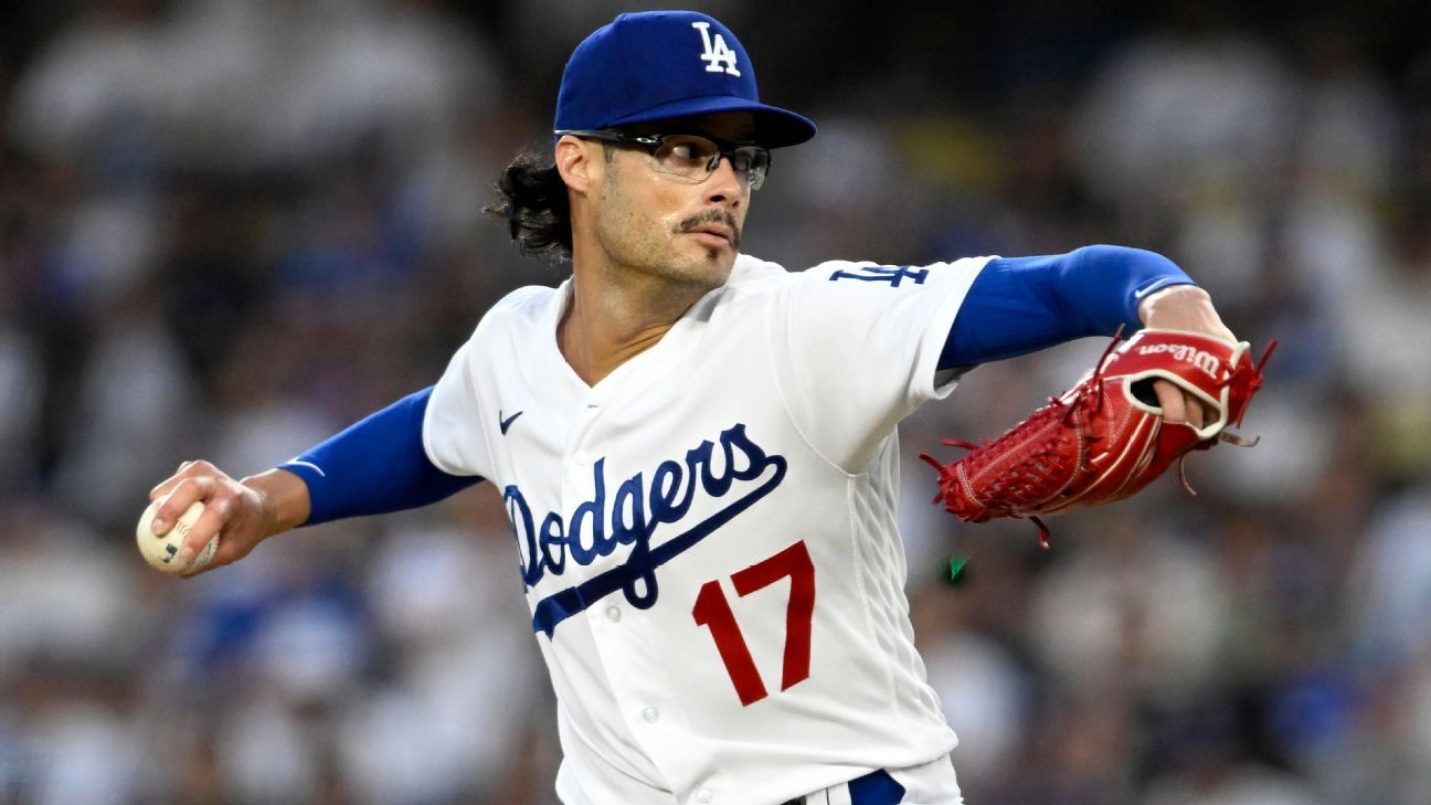 Dodgers lose another reliever, place Kelly on IL