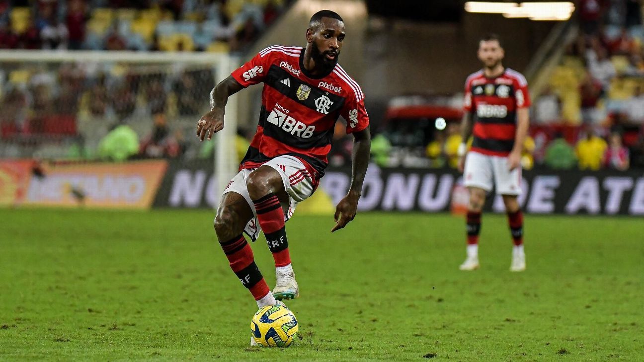 Por que Gerson não joga pelo Flamengo contra o Grêmio, pela Copa