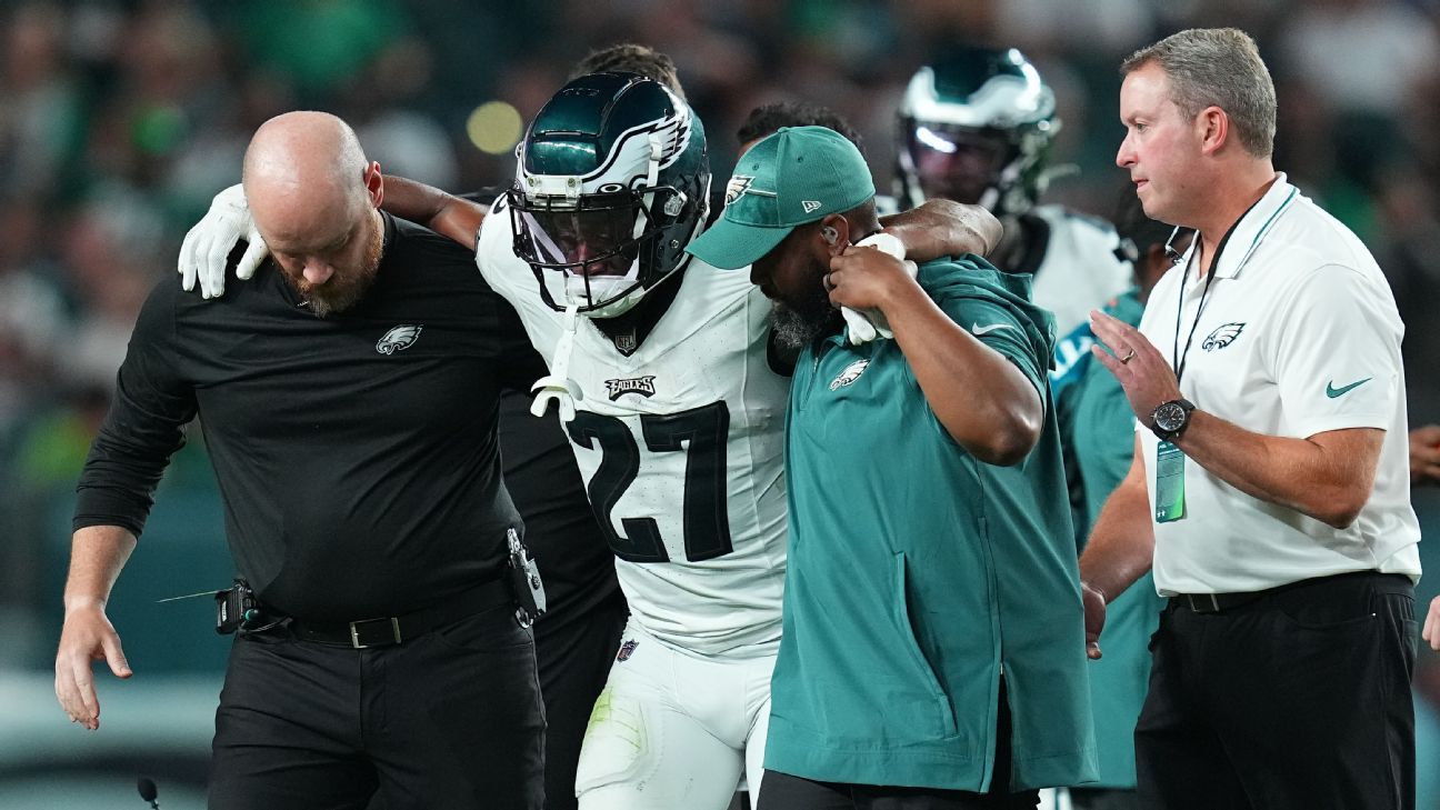 Two Eagles Players Stretchered Off Field in Preseason Game